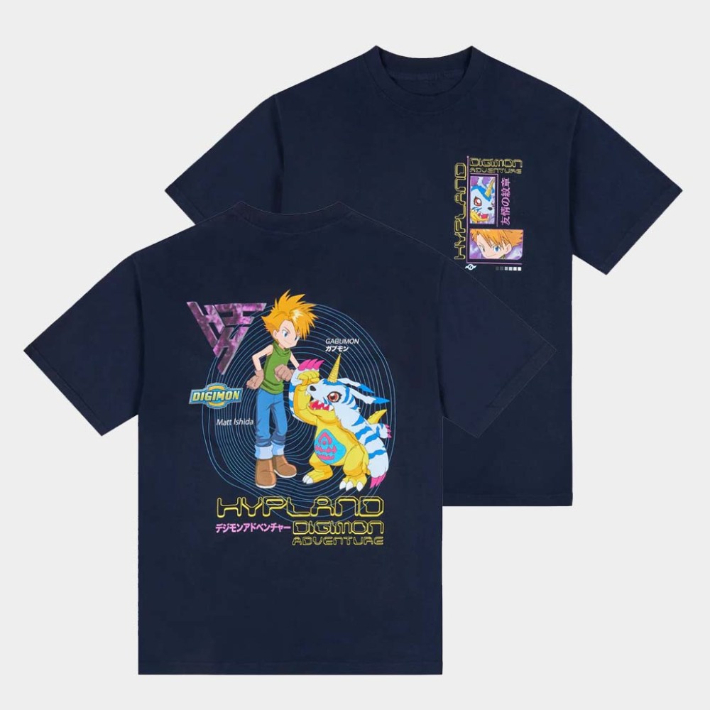 Hypland Merch Digimon Matt Shirt Best Birthday Gift For Son
