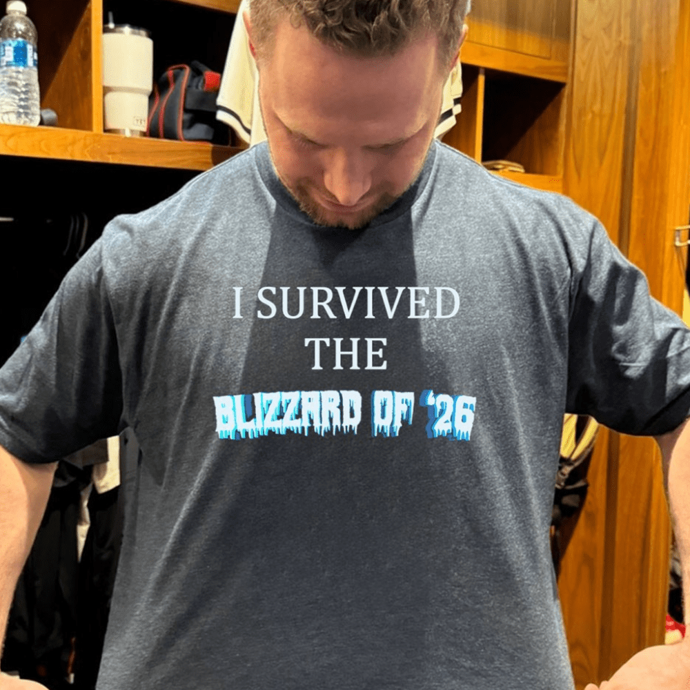 I Survived The Blizzard Of 2026 Frozen Snow Storm Shirt Birthday Gifts For Dad From Daughter
