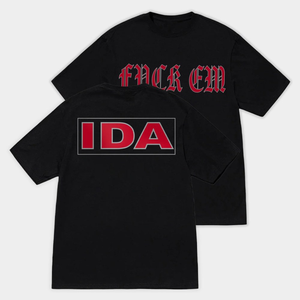 IDA Merch F Em T-Shirt Black Birthday Ideas For Husband