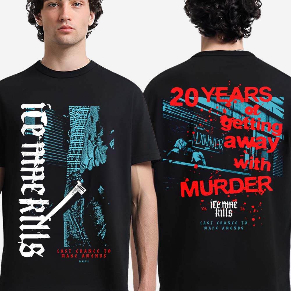 Ice Nine Kills Last Chance To Make Amends 20 Years T-Shirt Ice Nine Kills Merch Music Fans Gift