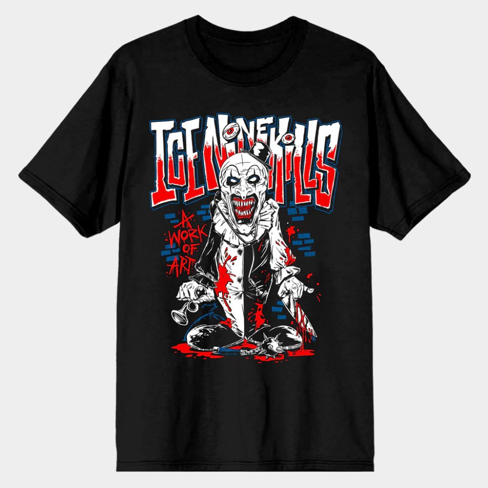 Ice Nine Kills Merch A Work Of Art Cartoon T-Shirt Best Gifts For Music Lovers