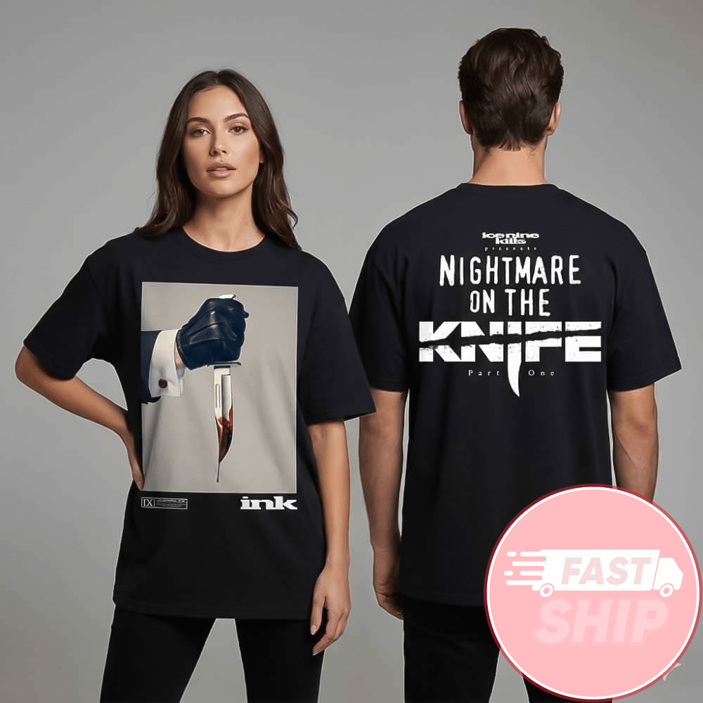 Ice Nine Kills x Ghost Face Scream 7 Series Movie Single Twisting The Knife Feb 2 2026 T-Shirt