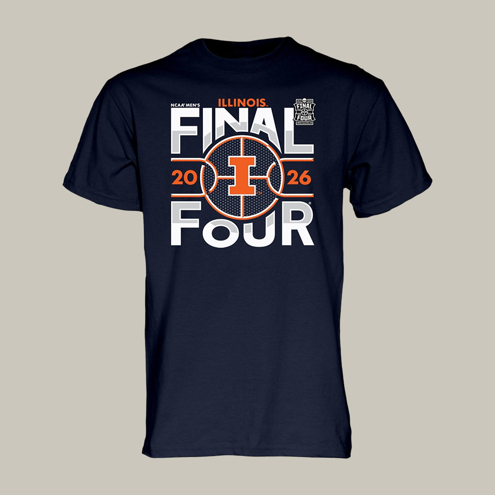 Illinois Basketball Final Four 2026 T-Shirt Game Day Basketball Clothes Best Gift For Husband