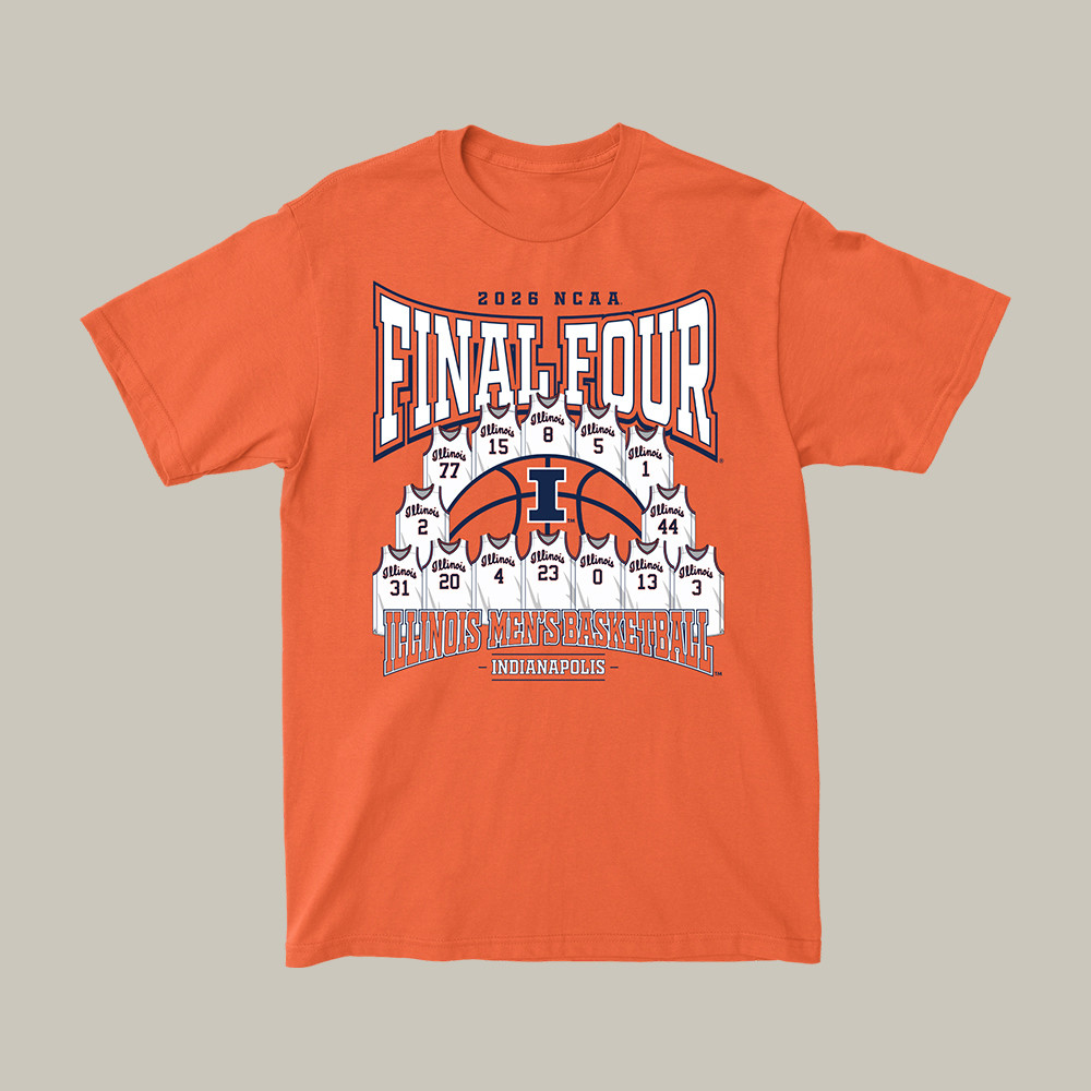 Illinois Fighting Illini 2026 Final Four T-Shirt March Madness Bracket Shirt Gift For Huge Fans