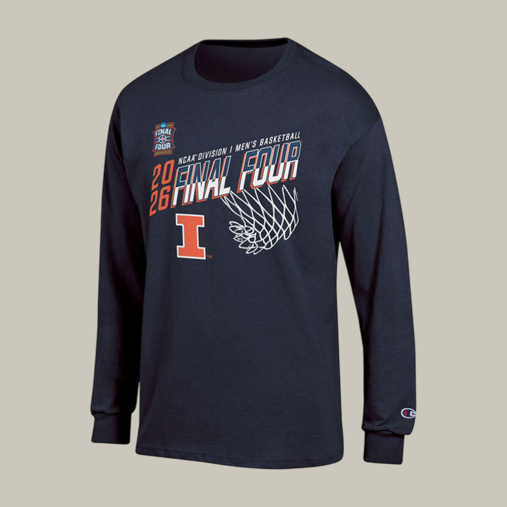 Illinois Fighting Illini 2026 NCAA Men's Final Four Sweatshirt Game Day Clothing Basketball Gear
