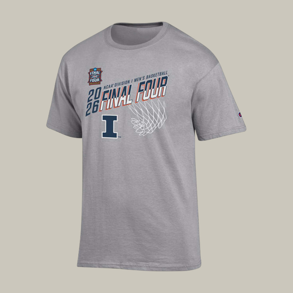 Illinois Fighting Illini 2026 NCAA Men's Final Four T-Shirt Game Day Clothing Basketball Lover Present