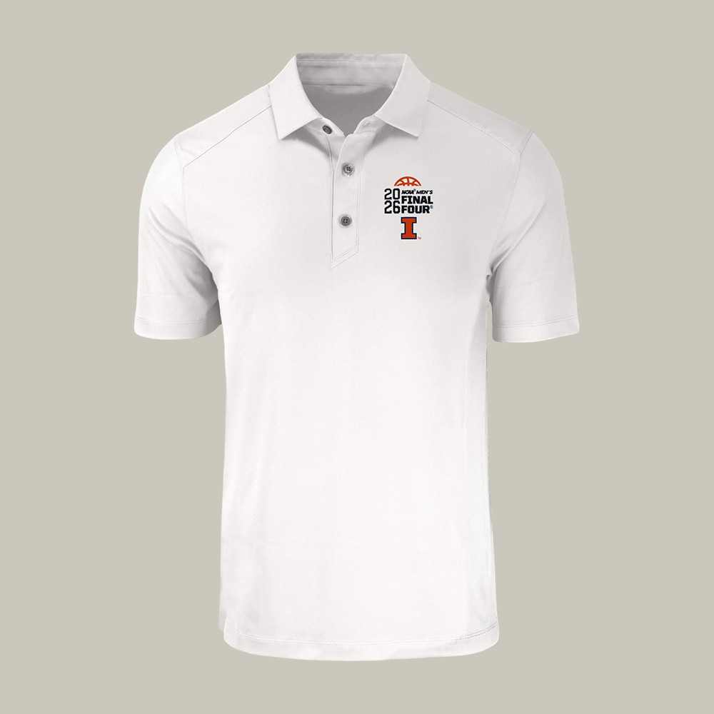 Illinois Fighting Illini Men's Basketball Final Four Polo Shirt Basketball March Madness Shirt Fan Gear