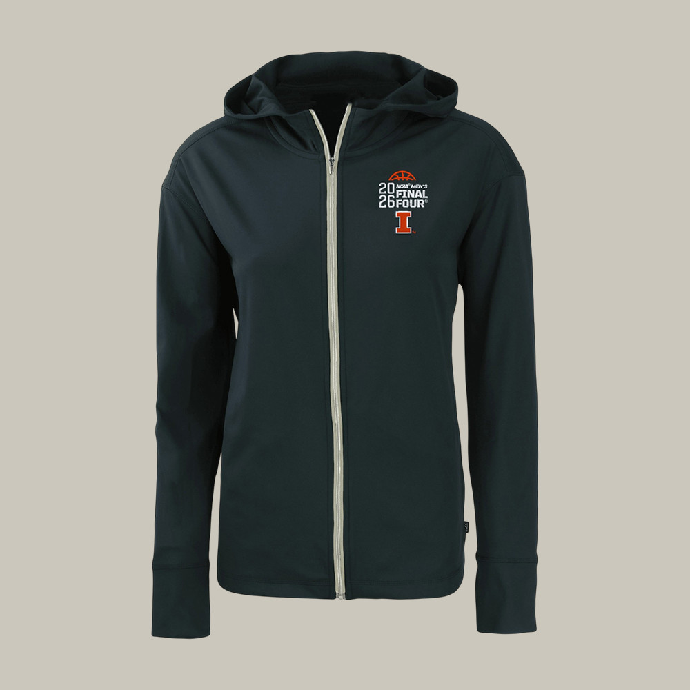 Illinois Fighting Illini Men's Basketball Final Four Zip Hoodie March Madness Apparel Gift For Father