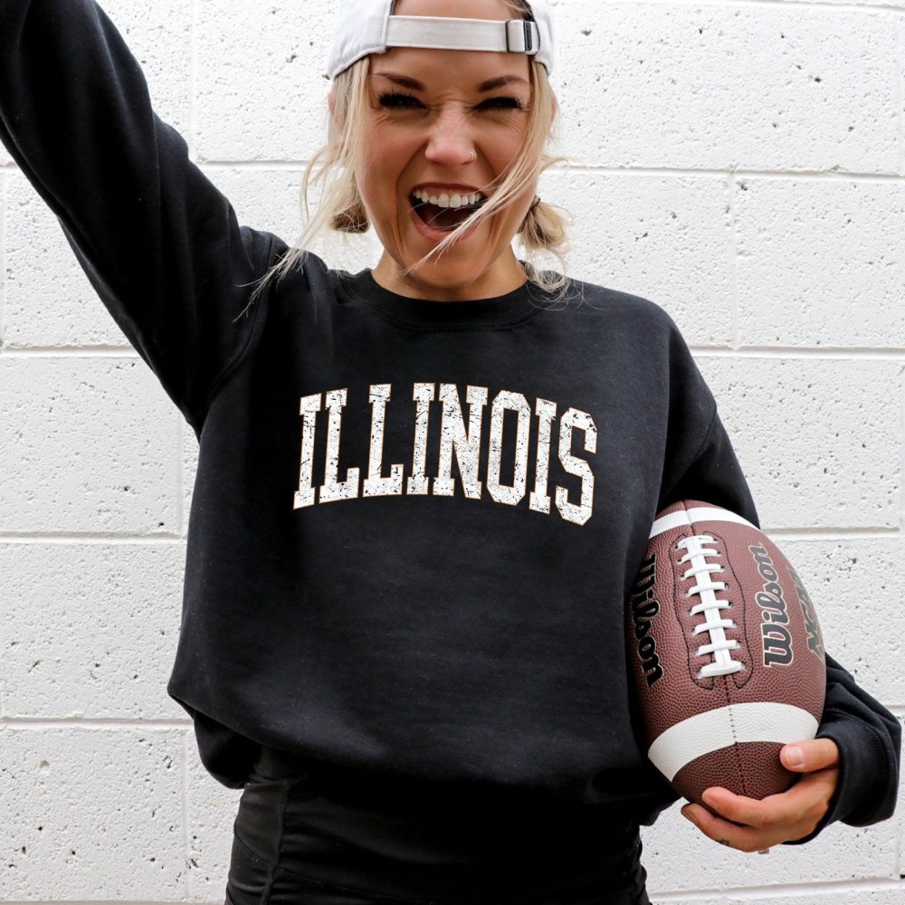 Illinois Game Day Sweatshirt Illinois Fighting Illini 2026 March Madness Apparel Great Gift For Fans