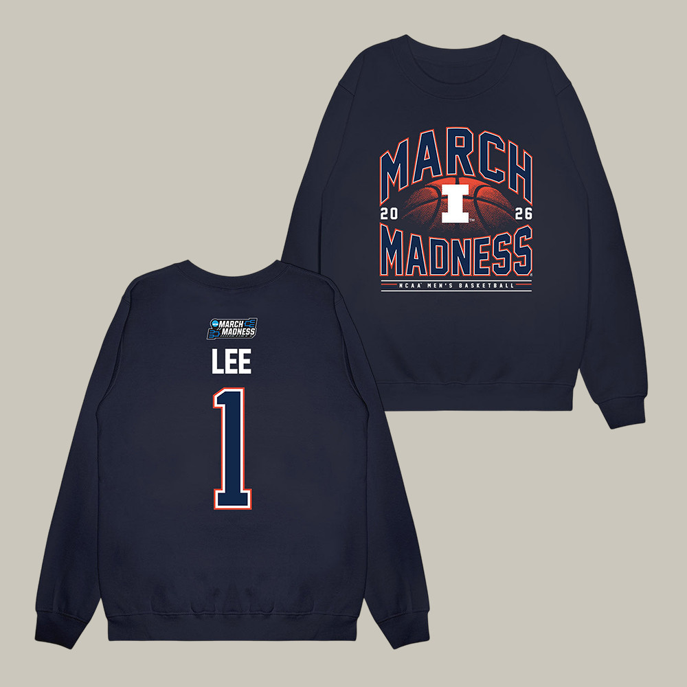 Illinois NCAA Men's Basketball Brandon Lee Sweatshirt Basketball Clothing Present For Fans