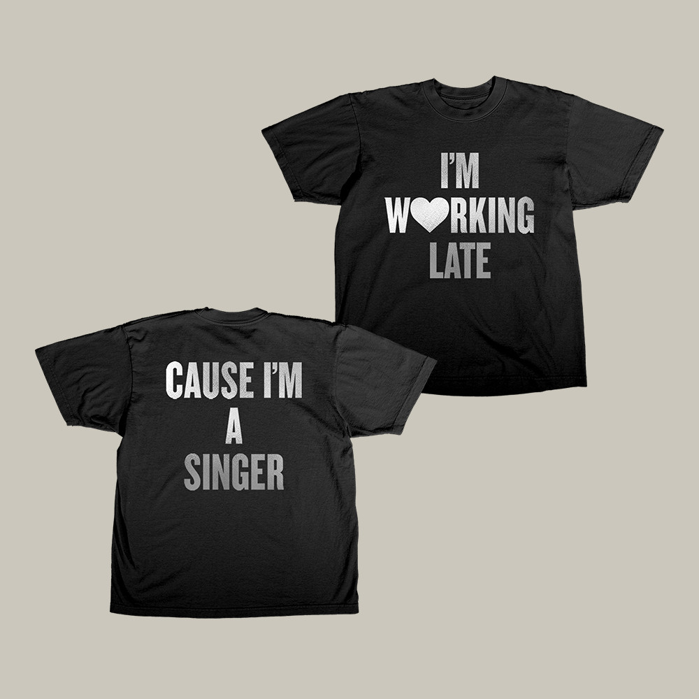 I'm Working Late Sabrina Carpenter T-Shirt Music Apparel Sabrina Carpenter 2026 Tour Gift For Fans