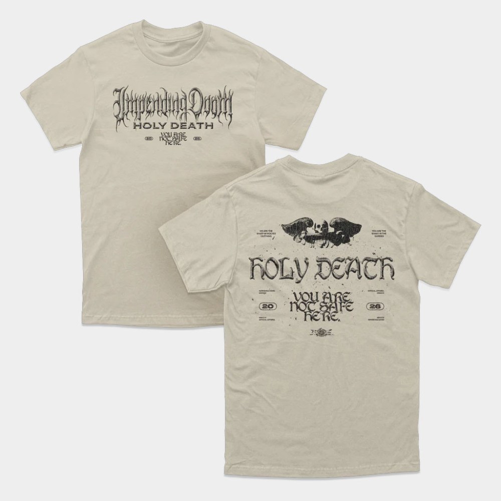 Impending Doom Merch Holy Death T-Shirt Birthday Presents For Brother