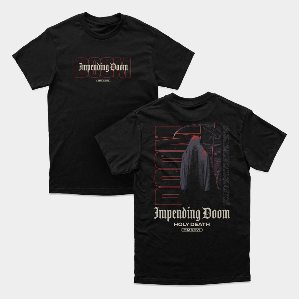 Impending Doom Merch Reaper T-Shirt Birthday Presents For Father