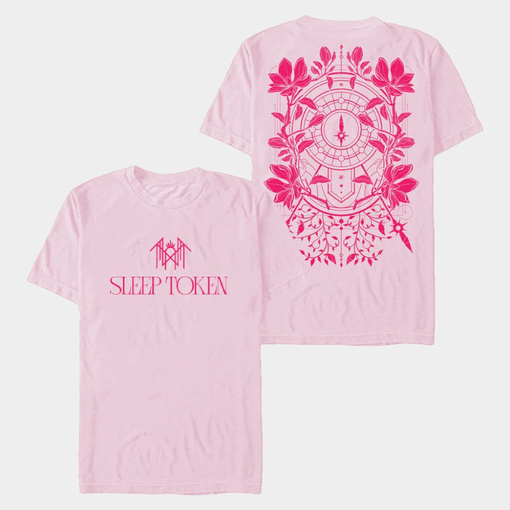 Impericon Merch Sleep Token Shirt Dangerous Valentine Light Pink T-Shirt Valentine's Day Gifts