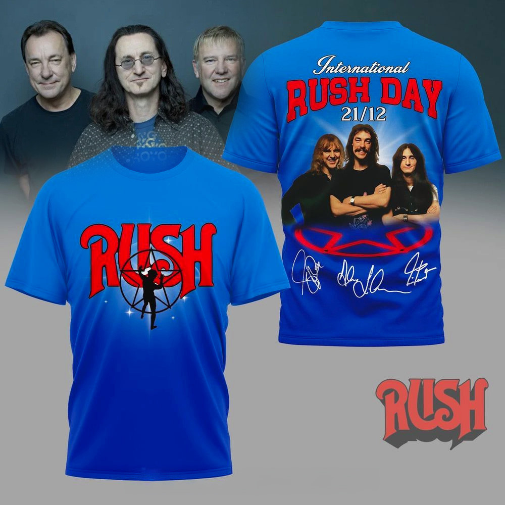 International Rush Day 21 12 T-Shirt Canadian Rock Band Rush Merch Gift Ideas For Fans
