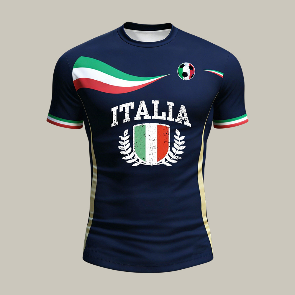 Italia FIFA World Cup 2026 T-Shirt Game Day Shirt Soccer Lover Gift For Husband