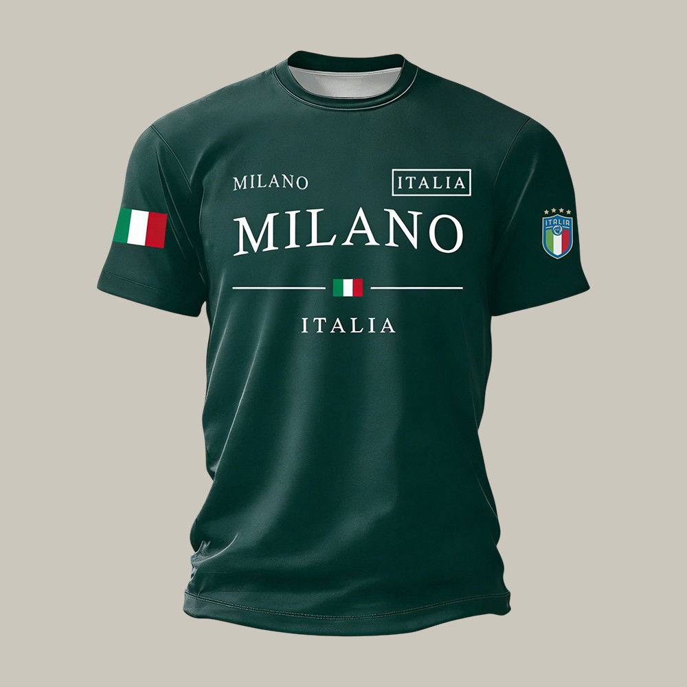 Italia Milano World Cup 2026 T-Shirt Italy National Soccer Team Shirt Soccer Lover Present