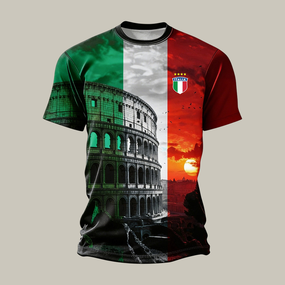 Italian National Football T-Shirt 2026 FIFA World Cup Merch Game Day Gear