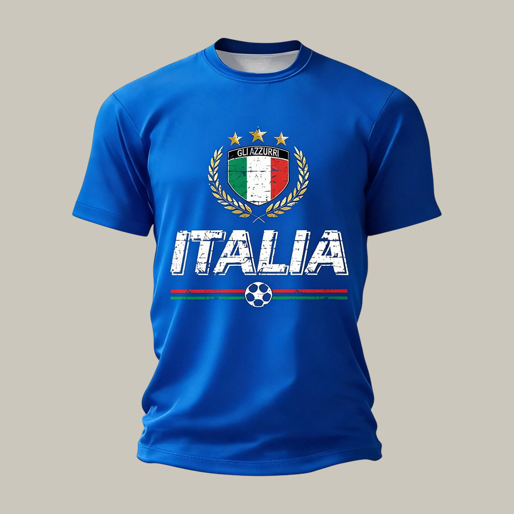Italian National Football Team T-Shirt 2026 FIFA World Cup Shirt Gift For Men