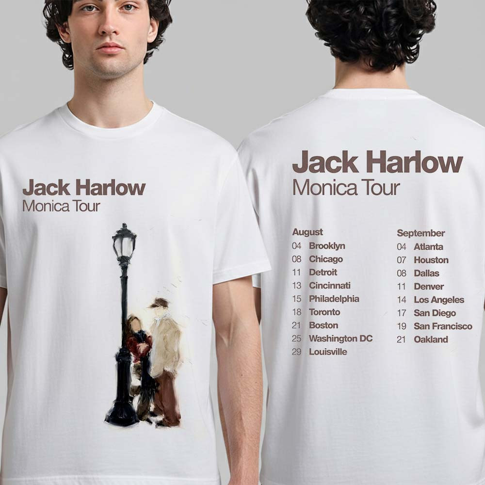Jack Harlow Monica Tour 2026 T-Shirt Music Concert Tee Jack Harlow Lover Gift