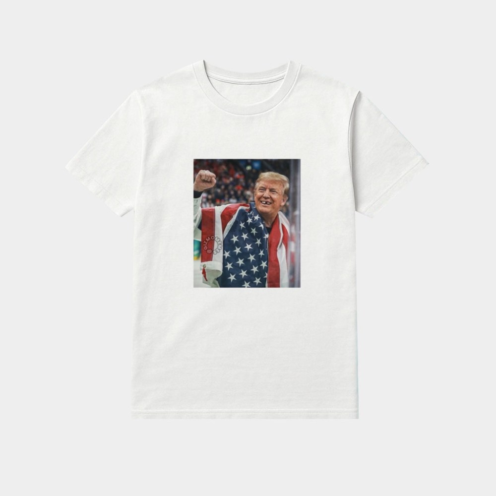 Jack Hughes Champion Tooth Parody Shirt Funny Trump T-Shirt Winter Olympics 2026 Merch