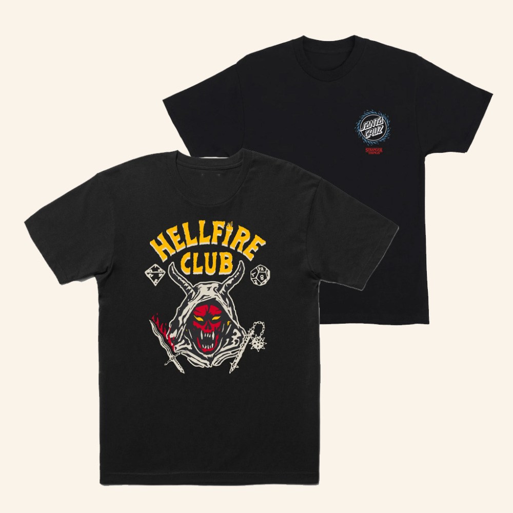 Jacks Surfboards Merch Stranger Things Hellfire Pit T-Shirt Christmas Gift Ideas For Boyfriend