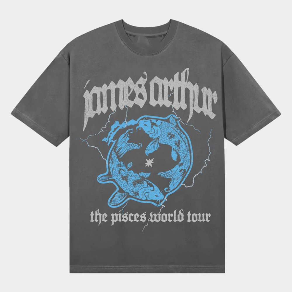 James Arthur Merch The Pisces World Tour T-Shirt James Arthur Shirt Gifts For Music Fans