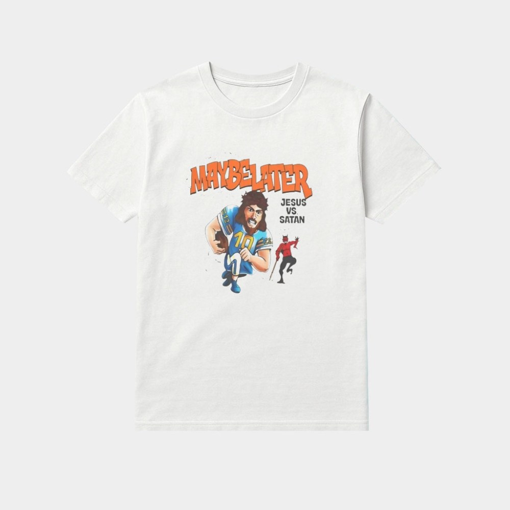 Jared Mccain Maybe Later Jesus Vs Satan Shirt Best Birthday Gift For Husband
