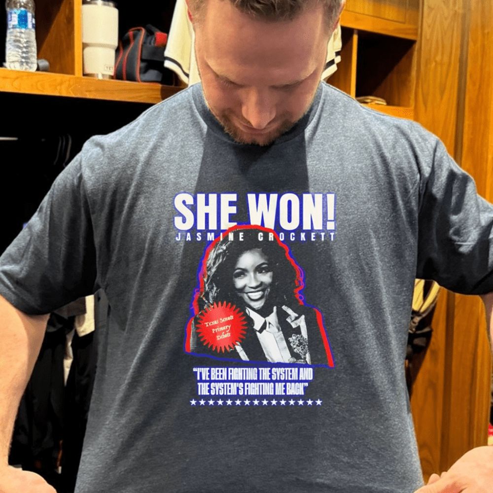 Jasmine Crockett She Won I've Been Fighting The System And The System's Fighting Me Back Shirt