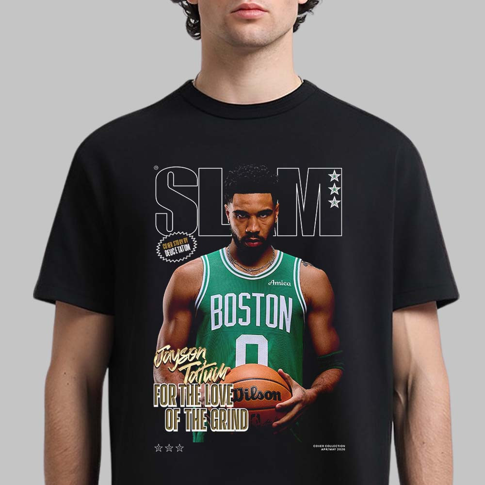 Jason Tatum Boston Celtics On The Cover Of Slam T-Shirt Basketball Fan Merch Game Day Gear