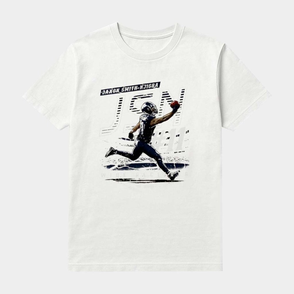 Jaxon Smith-Njigba 11 Seattle Seahawks JSN Initials Wide Receiver T-Shirt Best Football Gifts