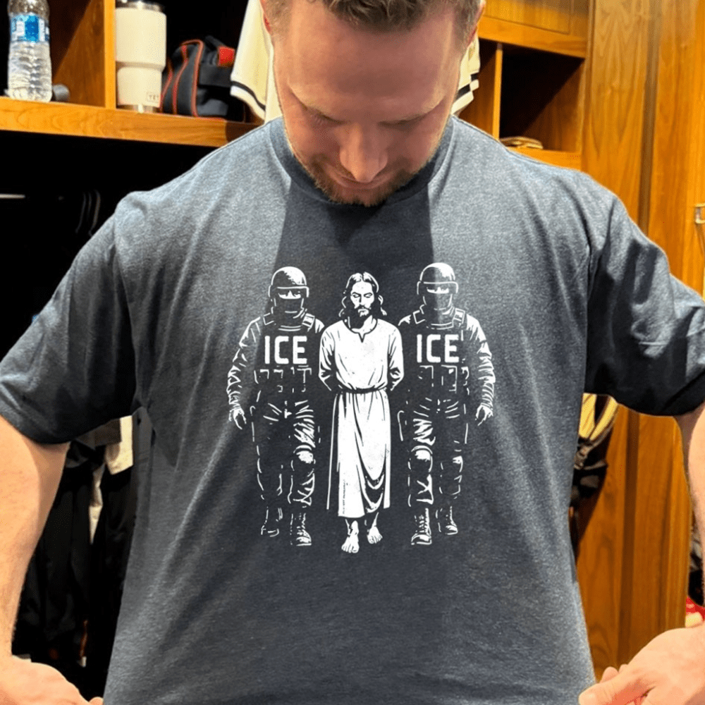 Jesus Arrested By ICE Political Protest T-Shirt Birthday Gift Ideas For Brother