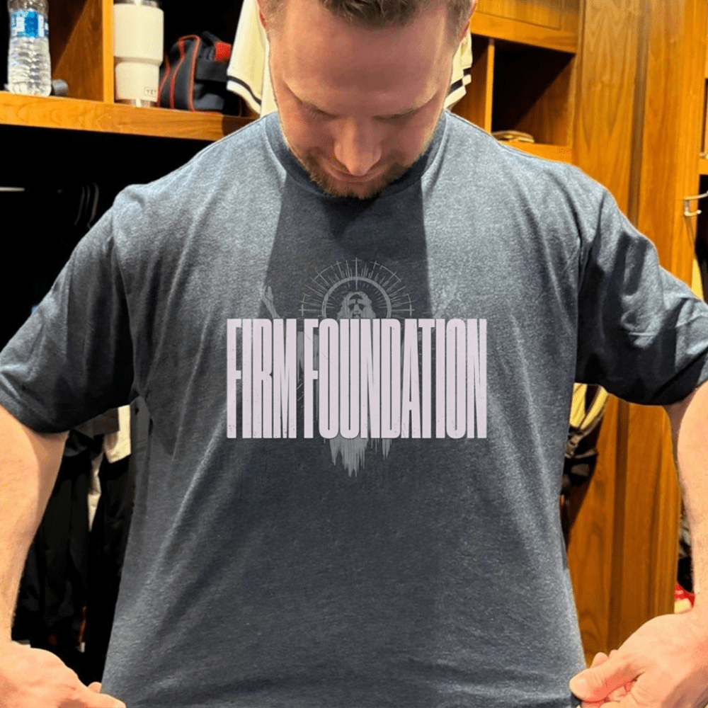 Jesus Firm Foundation Shirt Christian Birthday Gifts