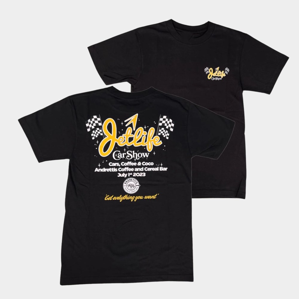 Jetlife Apparel Merch Commemorative Jet Life Car Show T-Shirt Birthday Gift For Him