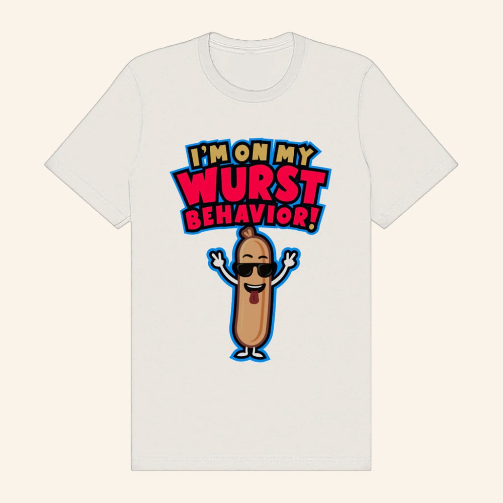 Jonas Brothers Merch I'm Only Wurst Behavior Shirt Gifts For Best Friend