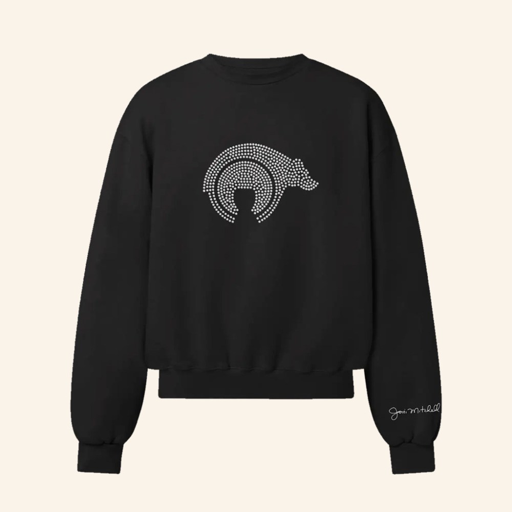 Joni Mitchell Merch Sparkling Bear Crewneck Sweatshirt Gifts For Mom