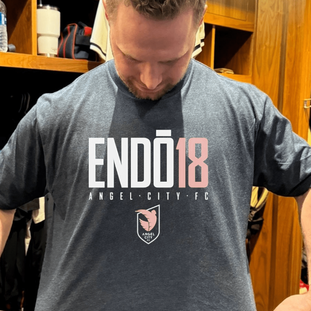 Jun Endo 18 Angel City FC T-Shirt Jun Endo Merch Gifts For Soccer Lovers