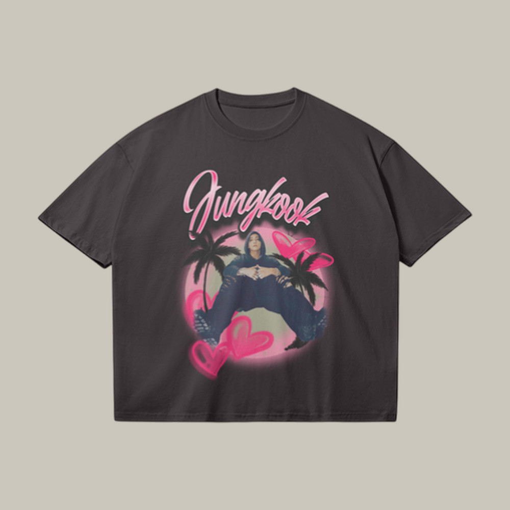 Jung Kook 90s Portrait T-Shirt BTS 2026 Comeback Merch Best Present For Army