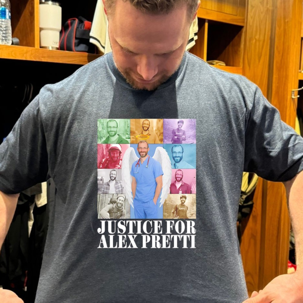 Justice For Alex Pretti Anti ICE Protest Shirt No MAGA Political T-Shirt FDT Gifts