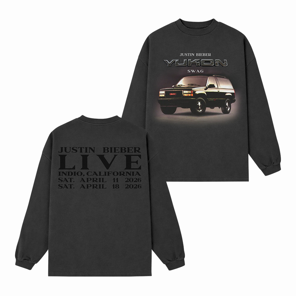 Justin Bieber Yukon Swag Sweatshirt Justin Bieber Coachella 2026 Apparel Present For Fans