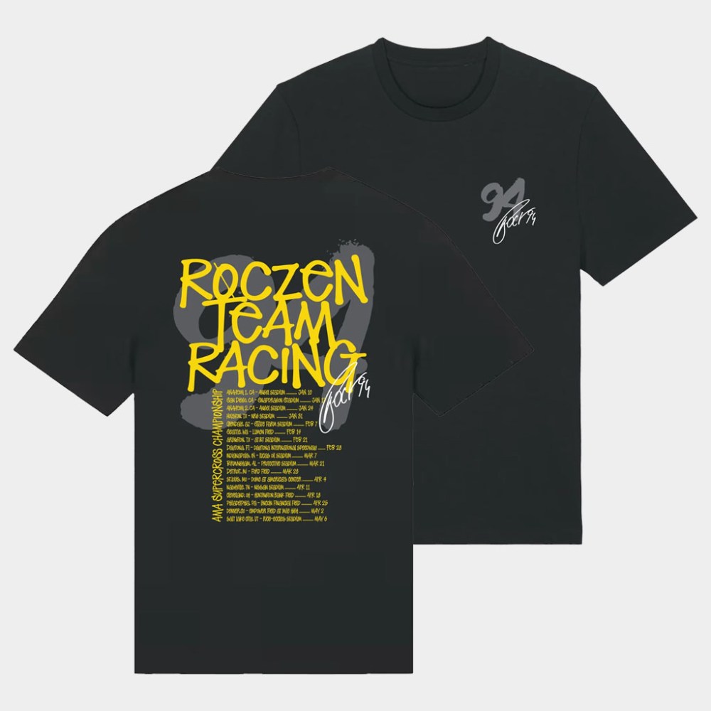 Ken Roczen Merch Team Roczen Racing Tour T-Shirt Best Gifts For Racing Lovers