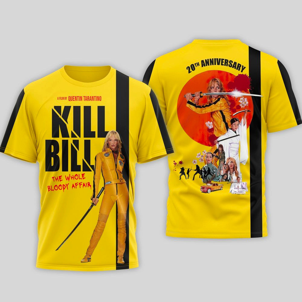 Kill Bill 20th Anniversary T-Shirt Kill Bill Merch Gift Ideas For Sister
