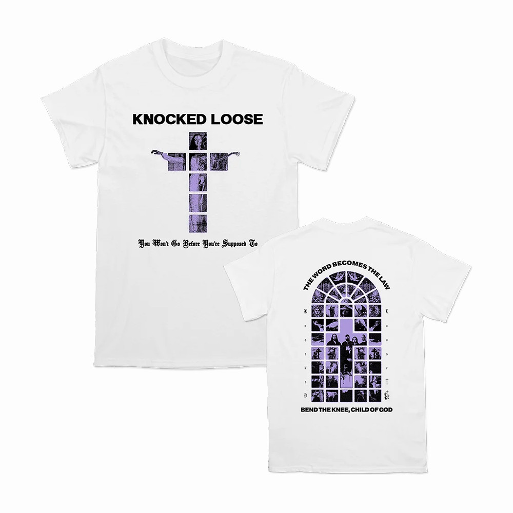 Knocked Loose Cross T-Shirt You Won't Go Before You're Supposed To Shirt Knocked Loose Lover Gift