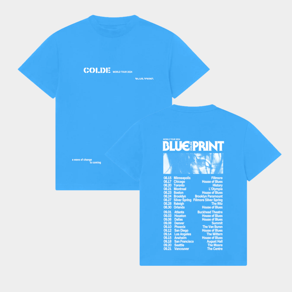 Kohai Merch Colde Blueprint NA Tour T-Shirt Birthday Gift For Friends