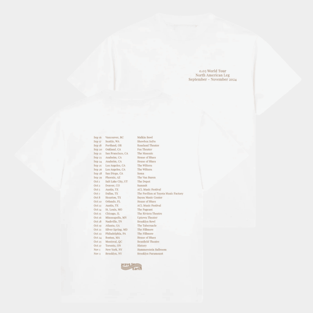 Kohai Merch Wave To Earth 0 03 NA Tour T-Shirt Gift Ideas For Fans