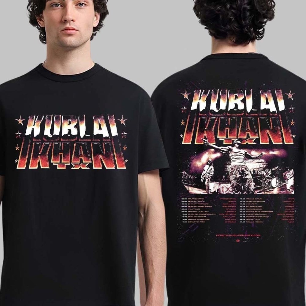 Kublai Khan Merch Kublai Khan TX EU And UK Summer 2026 Tour T-Shirt Best Gifts For Son