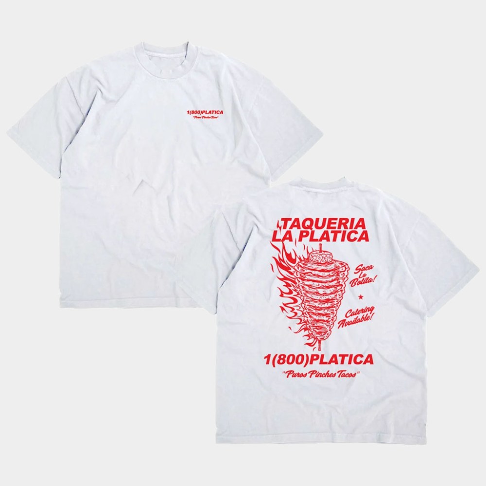 La Platica Merch Taquero T-Shirt Taqueria La Platica Shirt Birthday Gift For Husband