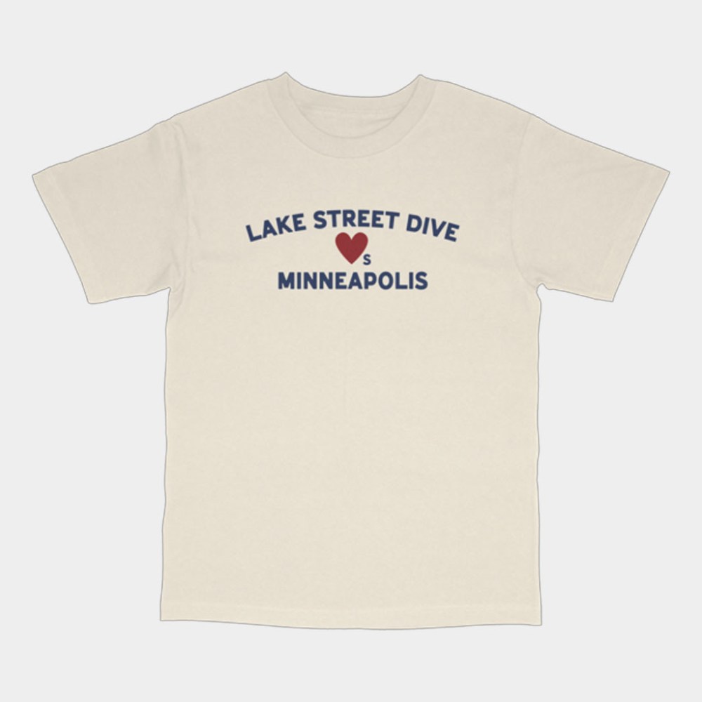 Lake Street Dive Merch Lake Street Dive Loves Minneapolis T-Shirt Gifts For Wife