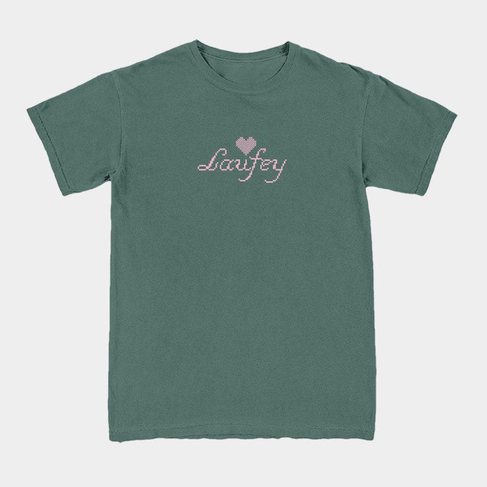 Laufey Merch Laufey Heart T-Shirt Best Gifts For Music Lovers