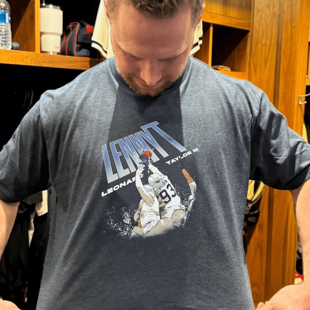 Leonard Taylor III New England Football Lenny T Block Shirt Best Gifts For Football Fans